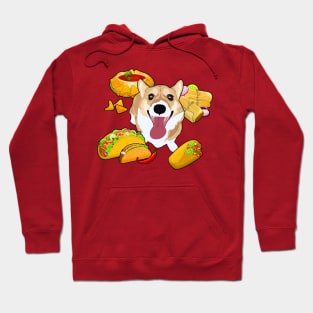 Mexican Food Corgi Hoodie